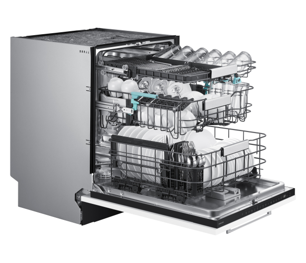 Zmywarka Samsung DW90H79H1B0U1 60 cm Bespoke AI, 59,8cm, 14kpl, Bespoke AI, SmartThings, WaterJet Clean, Auto Open Door - ilość koszy 3 - 1537062 - zdjęcie 4